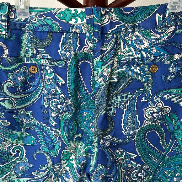 Ralph Lauren Blue Paisley Shorts! - Picture 5 of 6